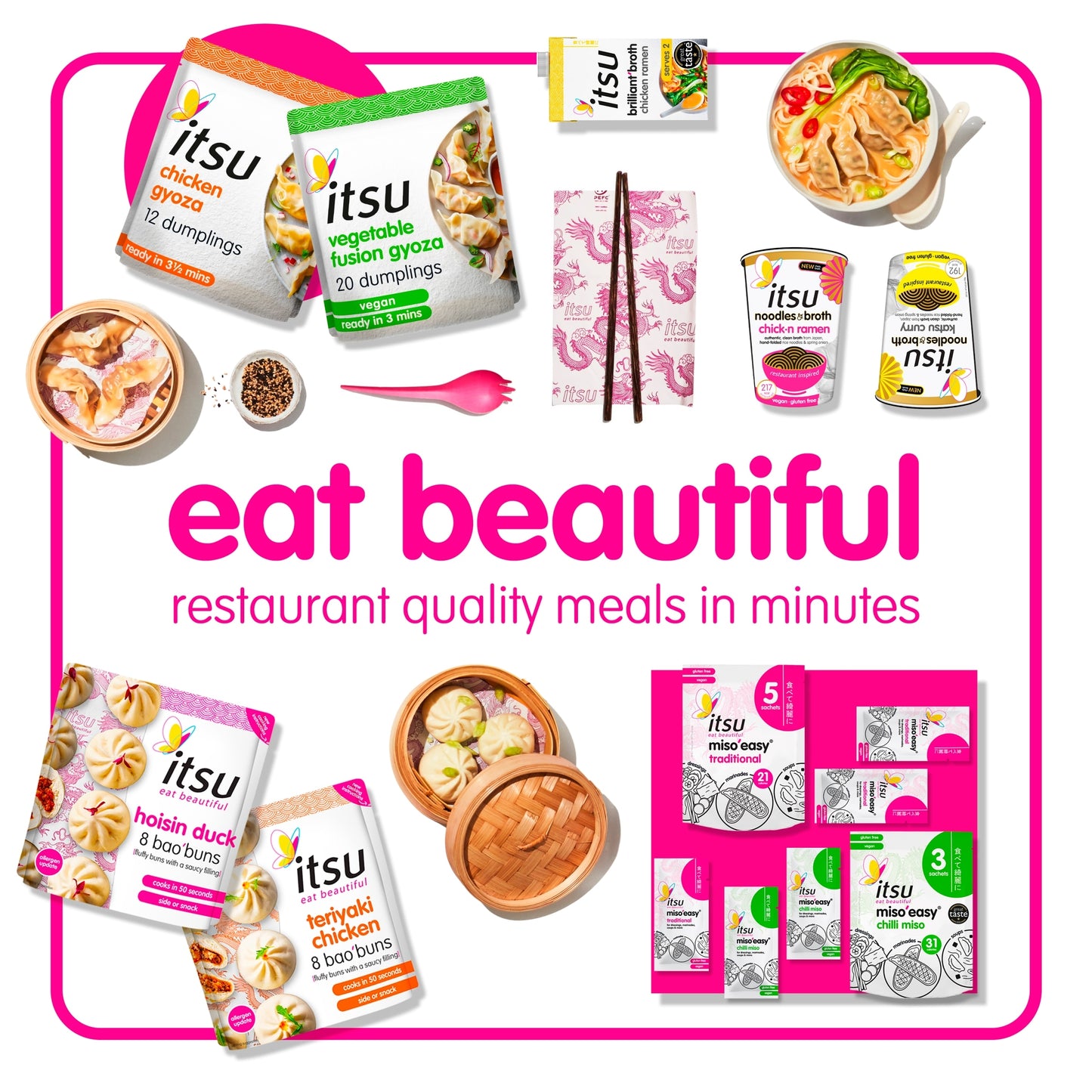 itsu chilli miso easy soups 5 Sachets 100g — image 4