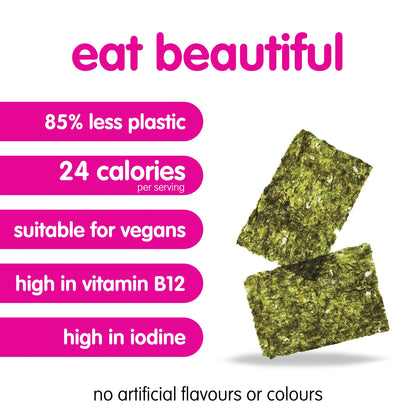 Itsu Crispy Seaweed Thins - Sea Salt 4 x 5g — image 3