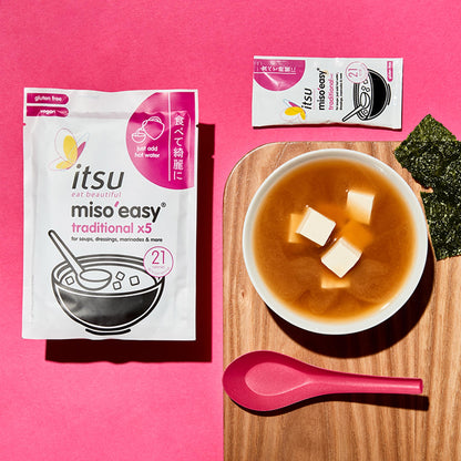 Itsu Miso'easy Traditional Miso 5X21g — image 2