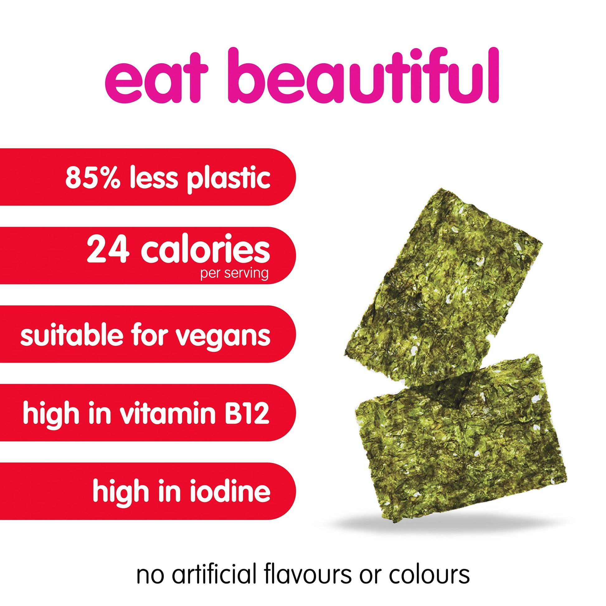 Itsu Seaweed Sweet Soy & Sea Salt Thins 4 X 5G — image 2