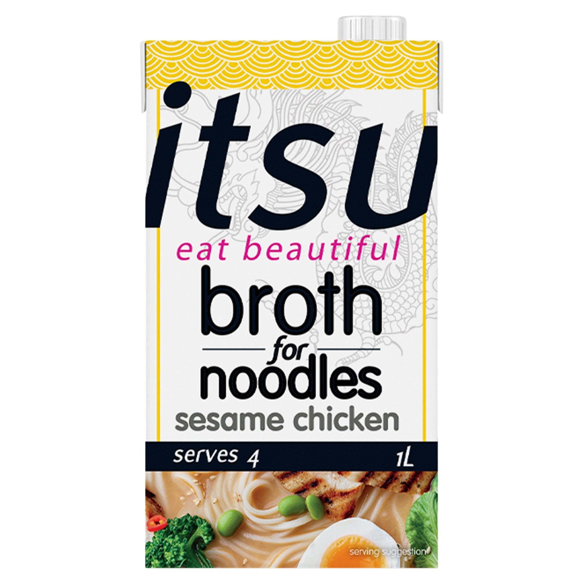 itsu sesame chicken broth for noodles 1L — image 1