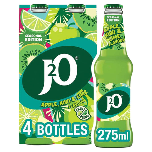 J2O Apple, Kiwi & Lime Seasonal Edition 4 x 275ml — image 1