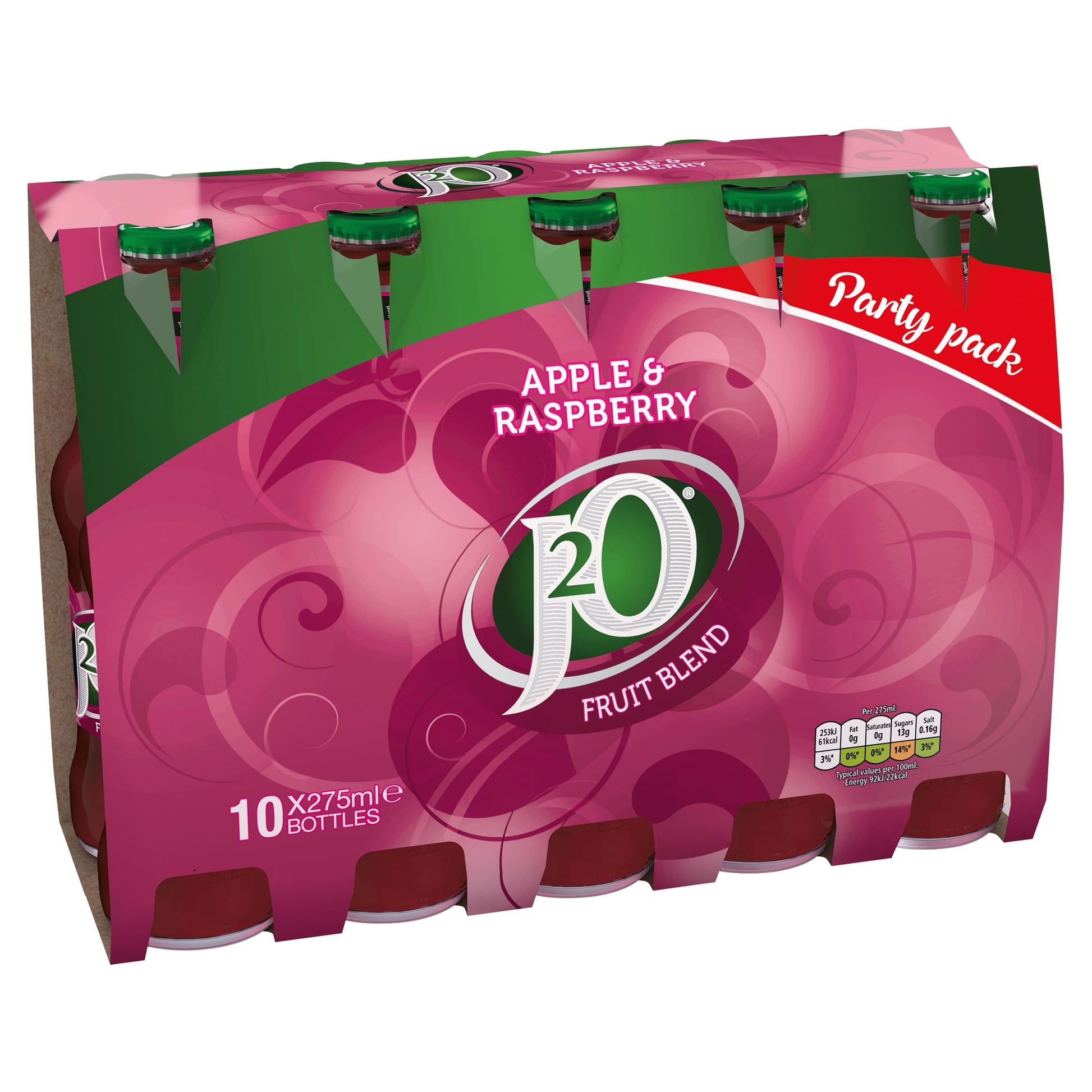 J2O Apple & Raspberry 10x275ml — image 2