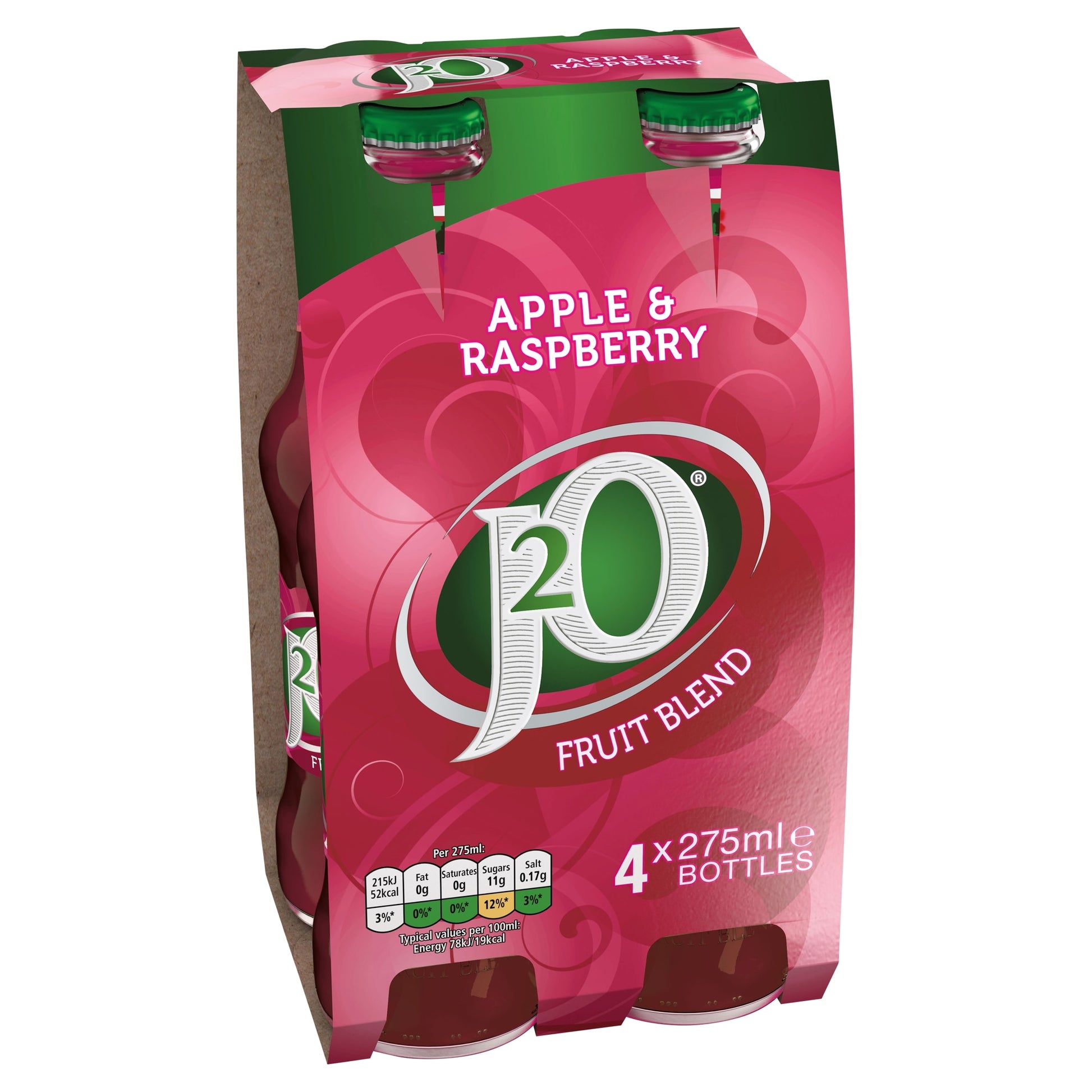 J2O Apple & Raspberry 4x275ml — image 2