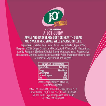J2O Apple & Raspberry 4x275ml — image 3