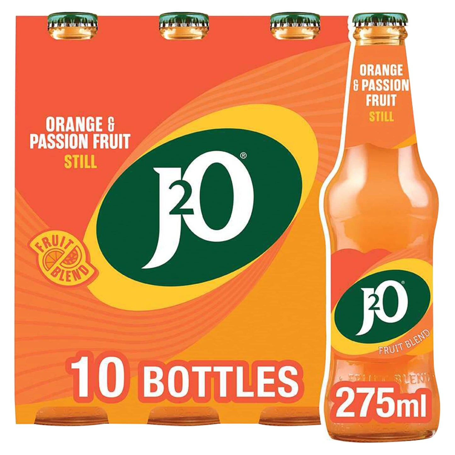 J2O Orange & Passion Fruit 10x275ml — image 1