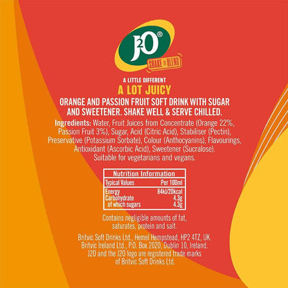 J2O Orange & Passion Fruit 10x275ml — image 4