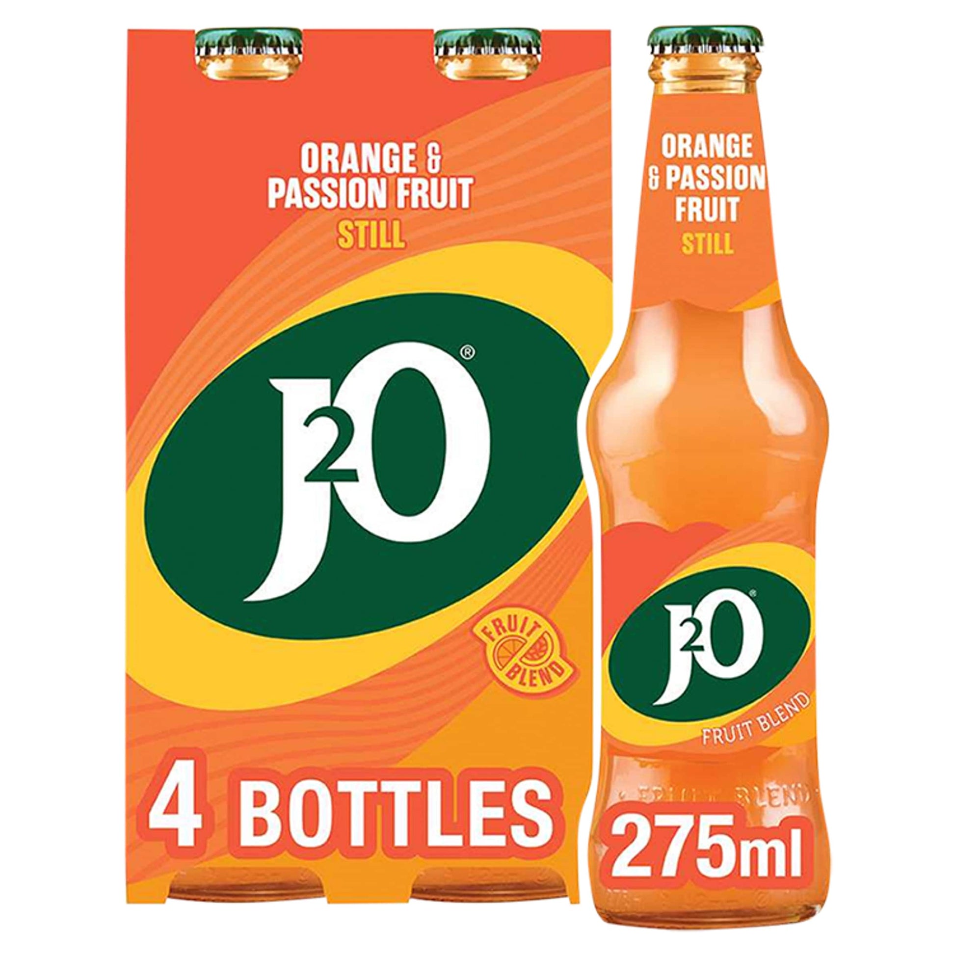 J2O Orange & Passion Fruit 4x275ml — image 1