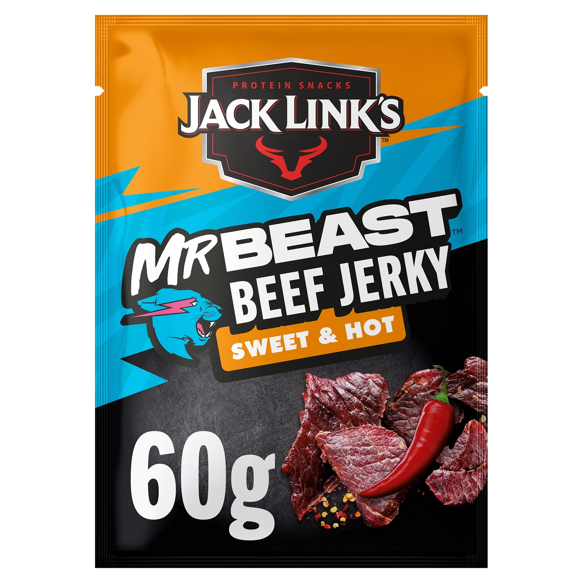 Jack Links Beef Jerky Sweet & Hot 60g — image 1