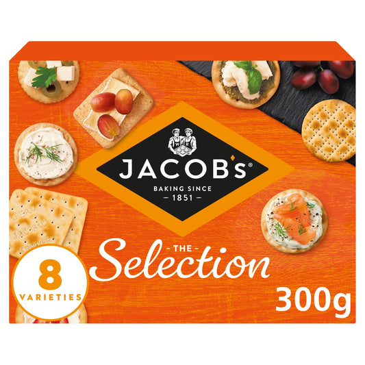 Jacob's Biscuits for Cheese 8 Variety Cracker Selection 300g — image 1