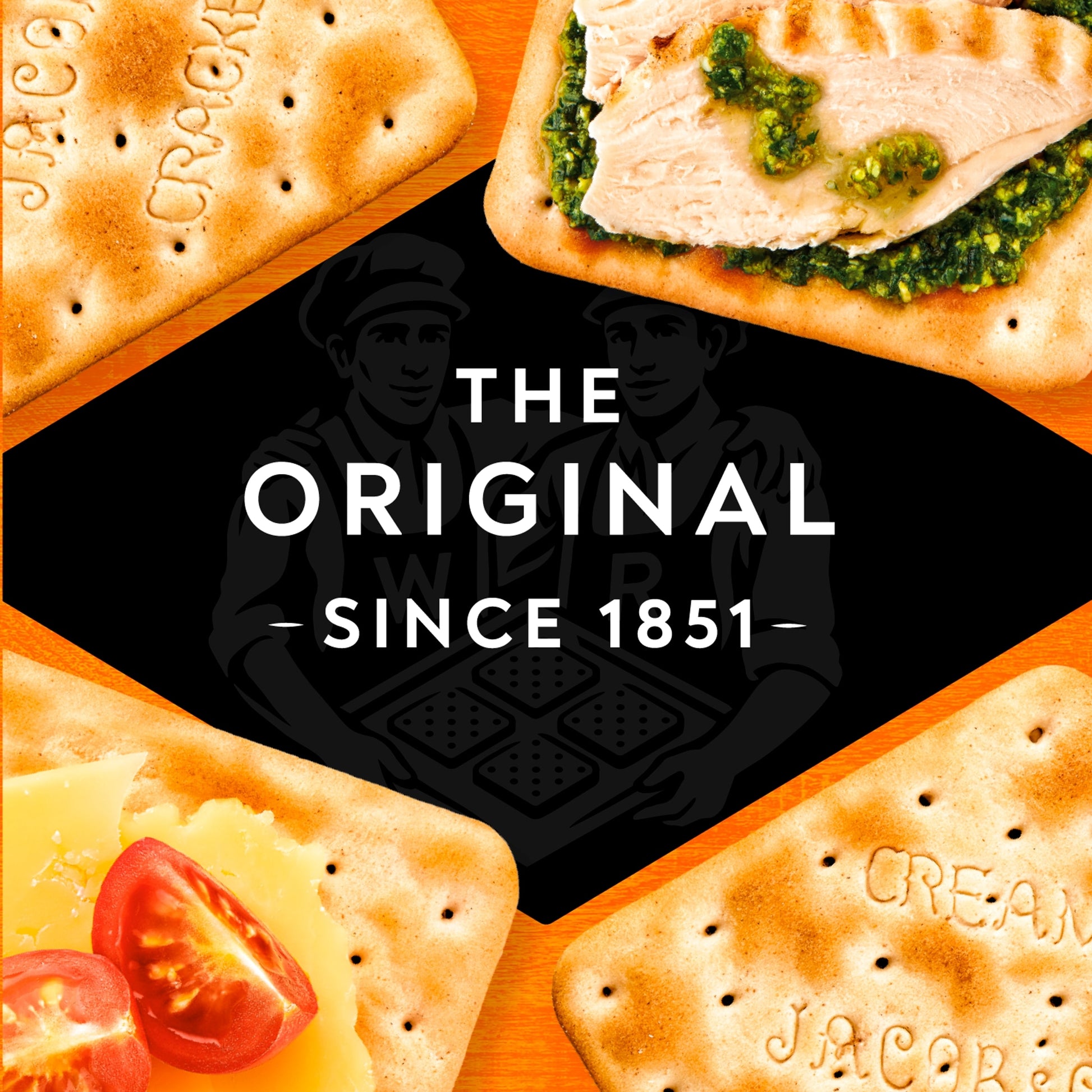 Jacob's Cream Cracker Multipack 8 Snack Packs 185g — image 2
