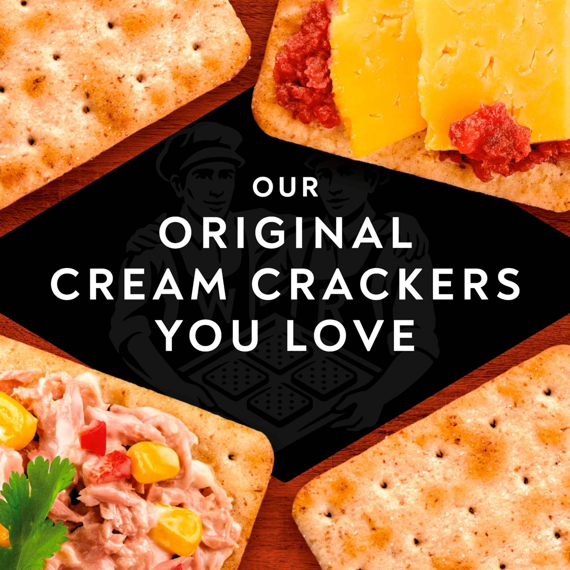 JACOB'S High Fibre Cream Crackers 200g