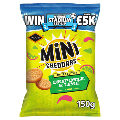 Jacob's Mini Cheddars Chipotle & Lime Baked Snack Biscuits 150g — image 1