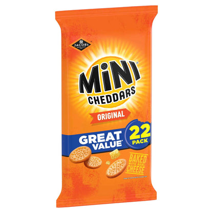 JACOB'S Mini Cheddars - Original 22 Pack 506g