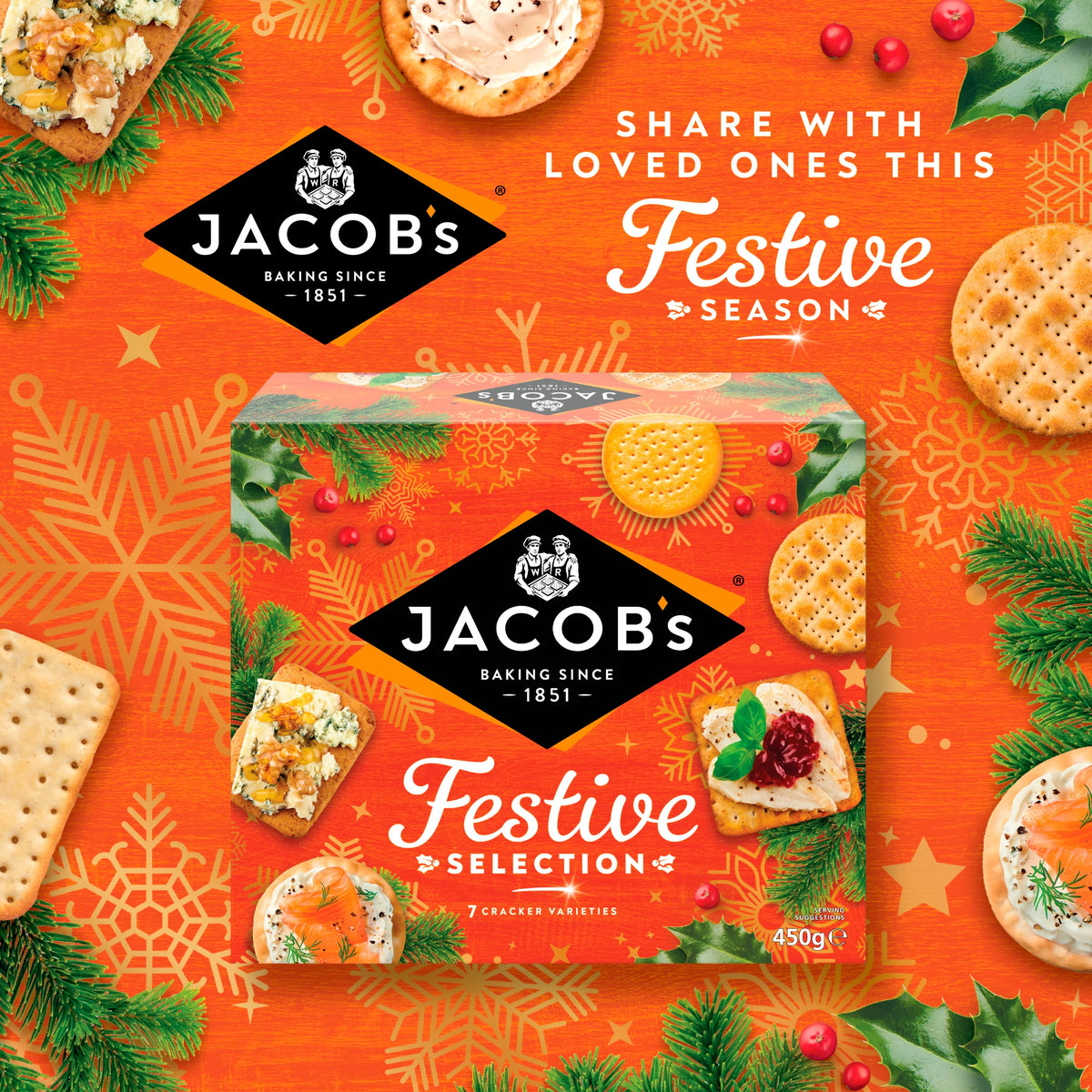 Jacobs Biscuits For Cheese 450G — image 3