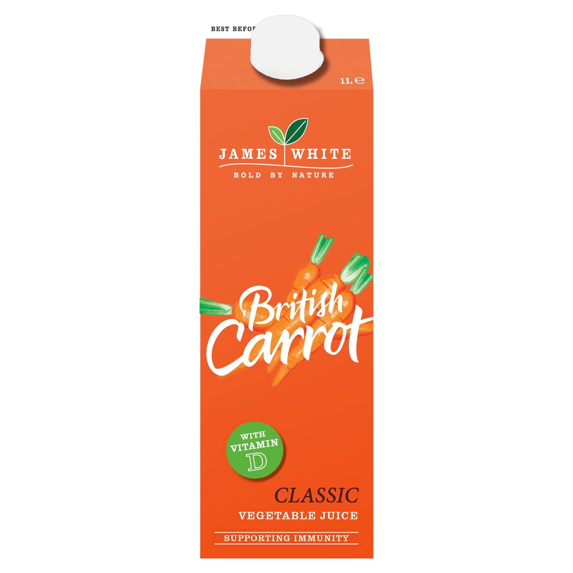 James White British Carrot Juice 1 Litre — image 1