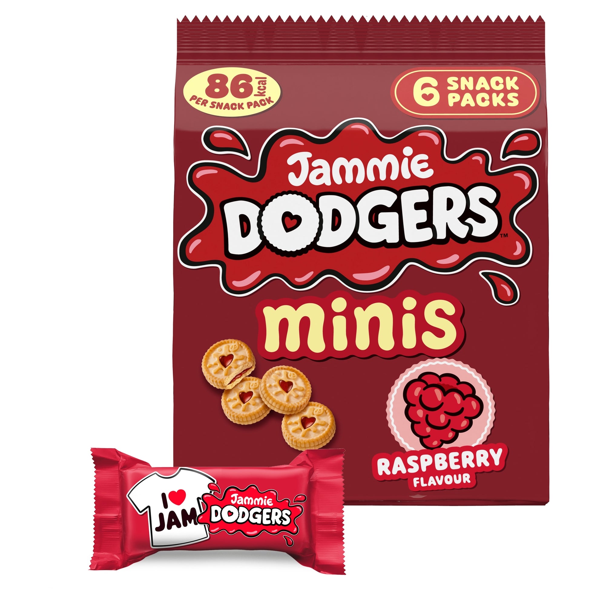 Jammie Dodger Minis 6 X 20G — image 1