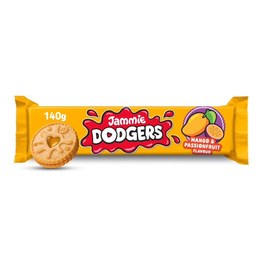 Jammie Dodgers Mango & Passion Fruit Flavour Biscuits 140g — image 1