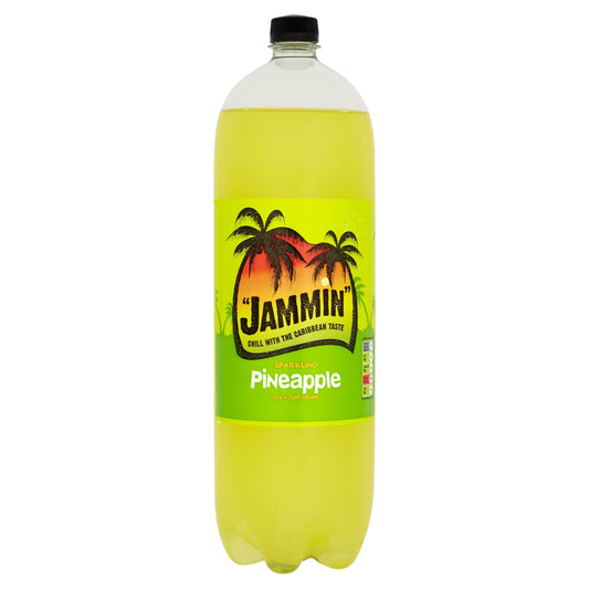 Jammin Sparkling Pineapple Drink 2 Litres — image 1