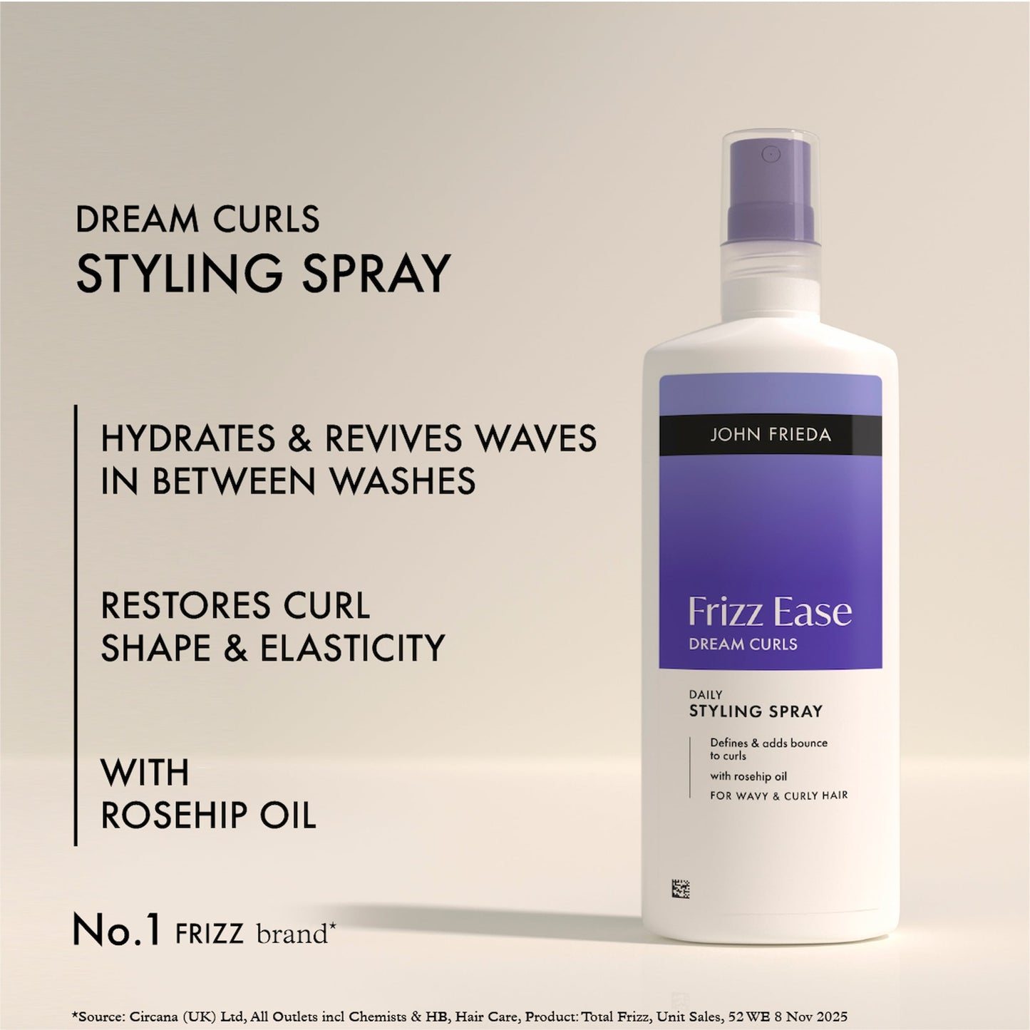 John Frieda Frizz Ease Dream Curls Styling Spray 200ml — image 3