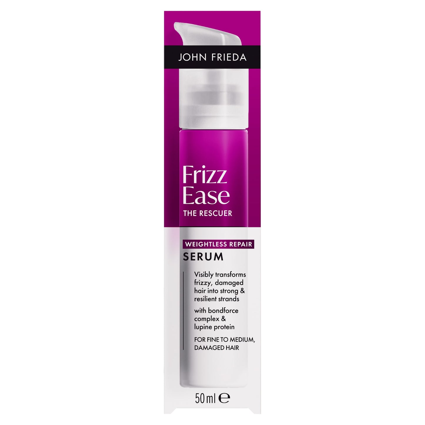 John Frieda Frizz Ease The Rescuer Weightless Repair Serum 50ml — image 1