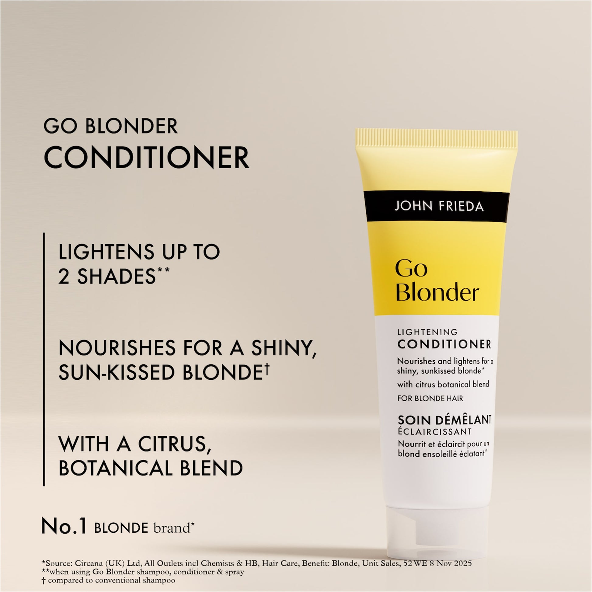 John Frieda Go Blonder Lightening Conditioner 250ml — image 3