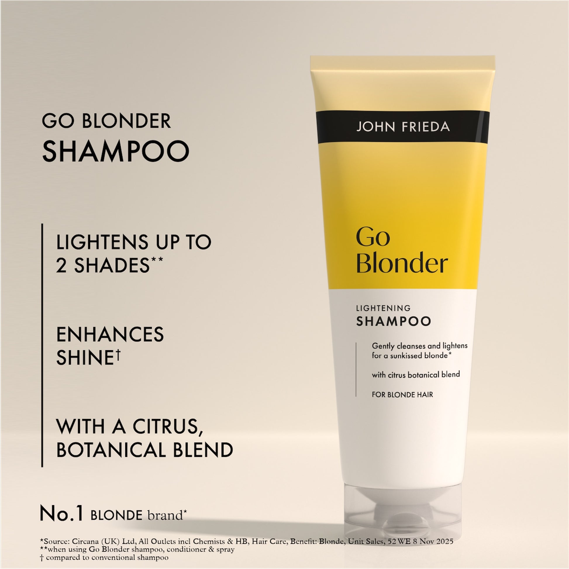 John Frieda Go Blonder Lightening Shampoo 250ml — image 3
