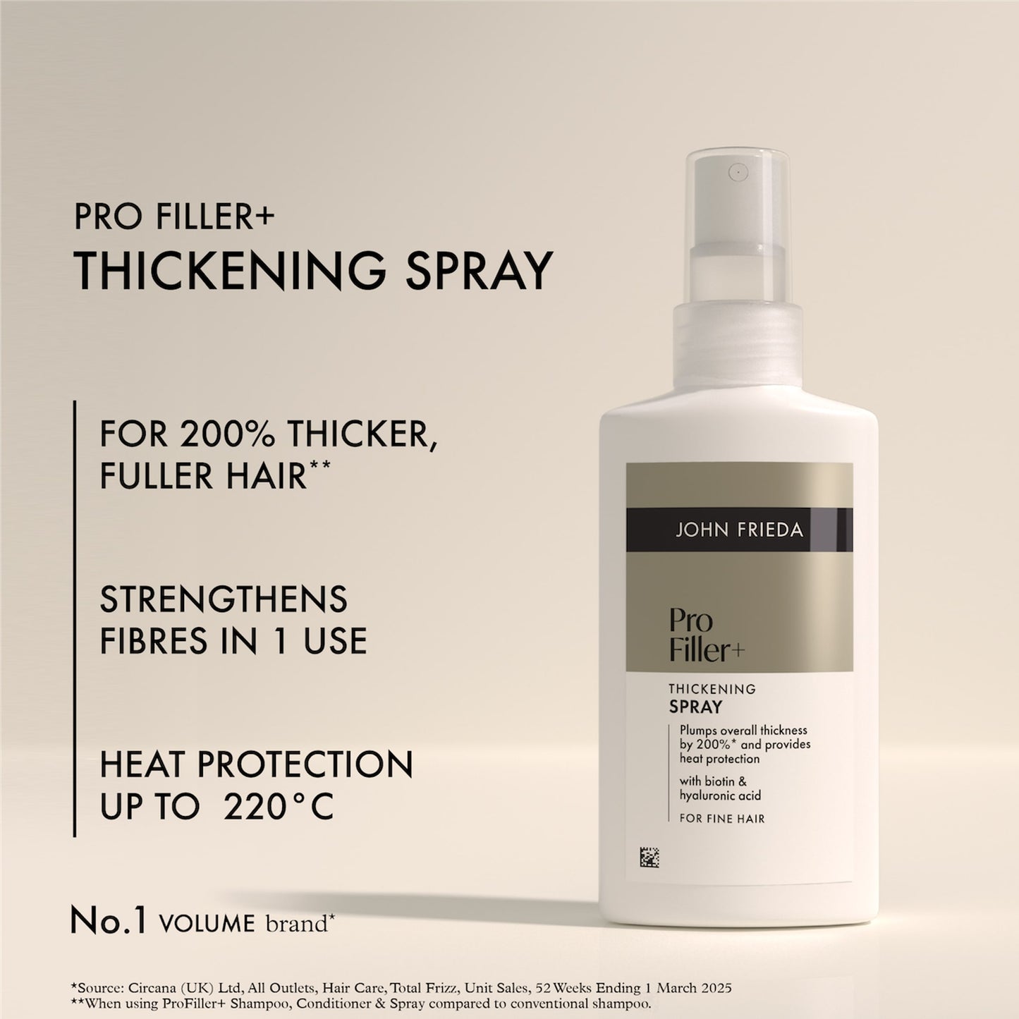 John Frieda PROfiller+ Thickening Spray 150ml — image 3