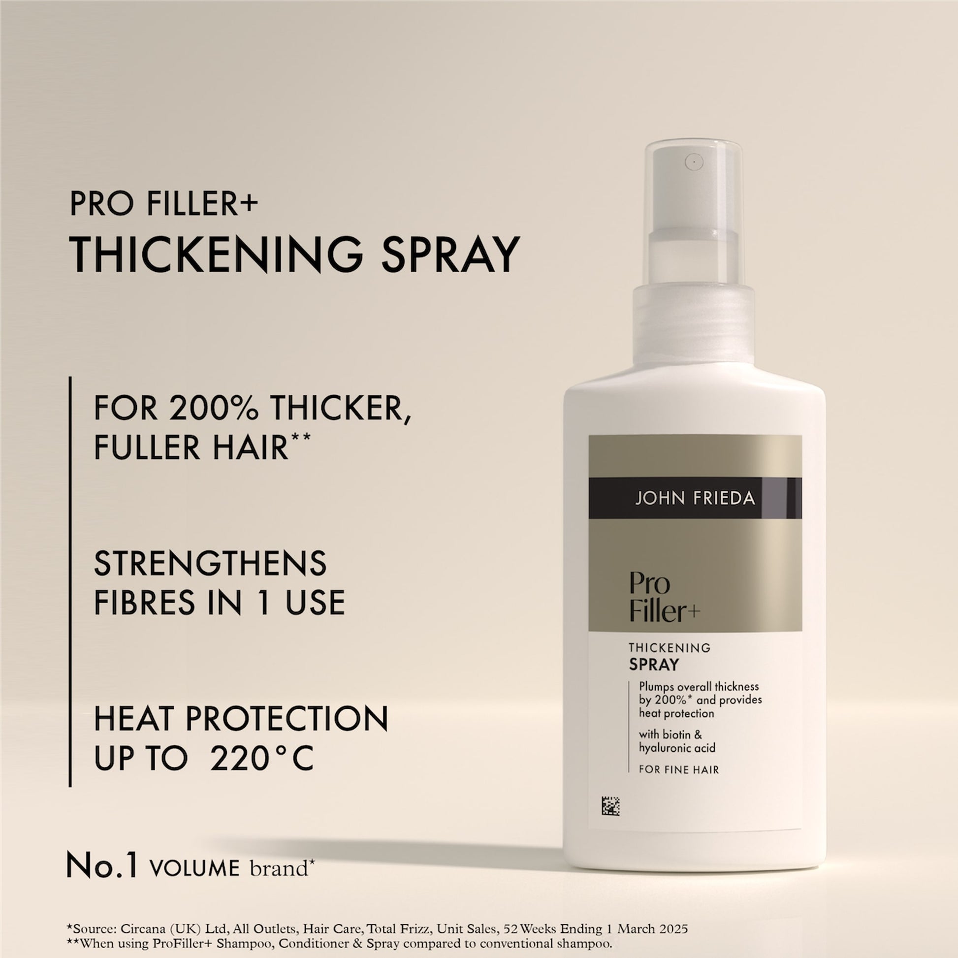 John Frieda PROfiller+ Thickening Spray 150ml — image 3