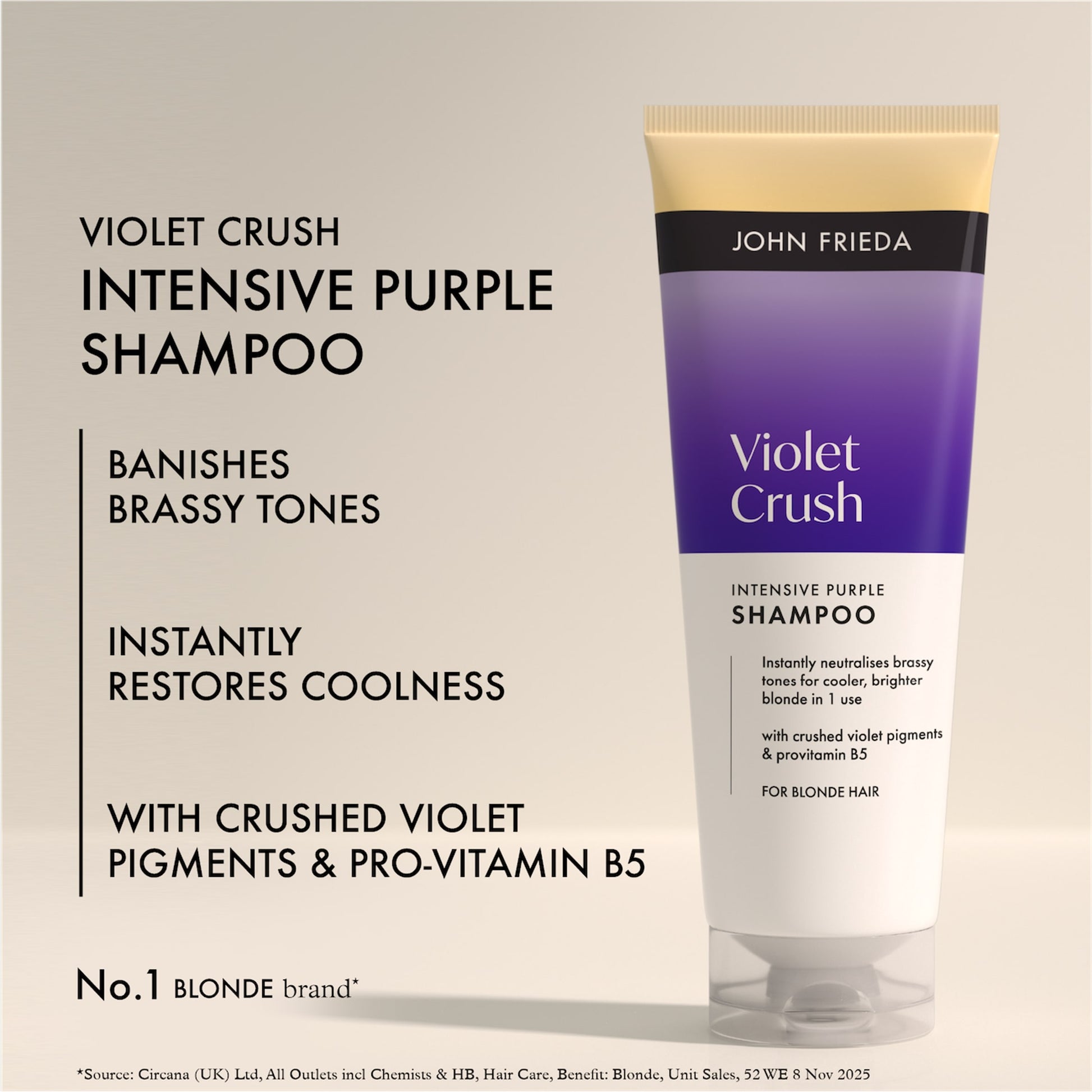 John Frieda Violet Crush Intensive Purple Shampoo 250ml — image 3