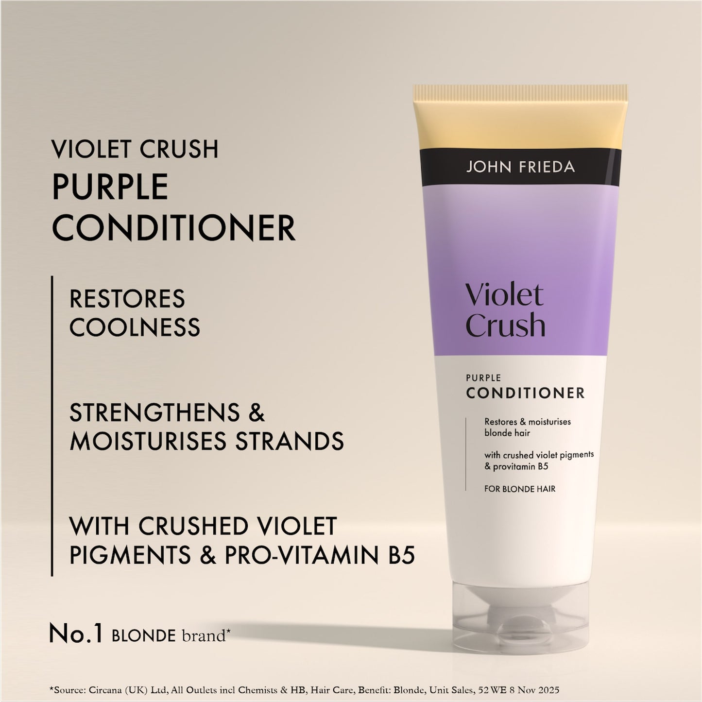 John Frieda Violet Crush Purple Conditioner 250ml — image 3