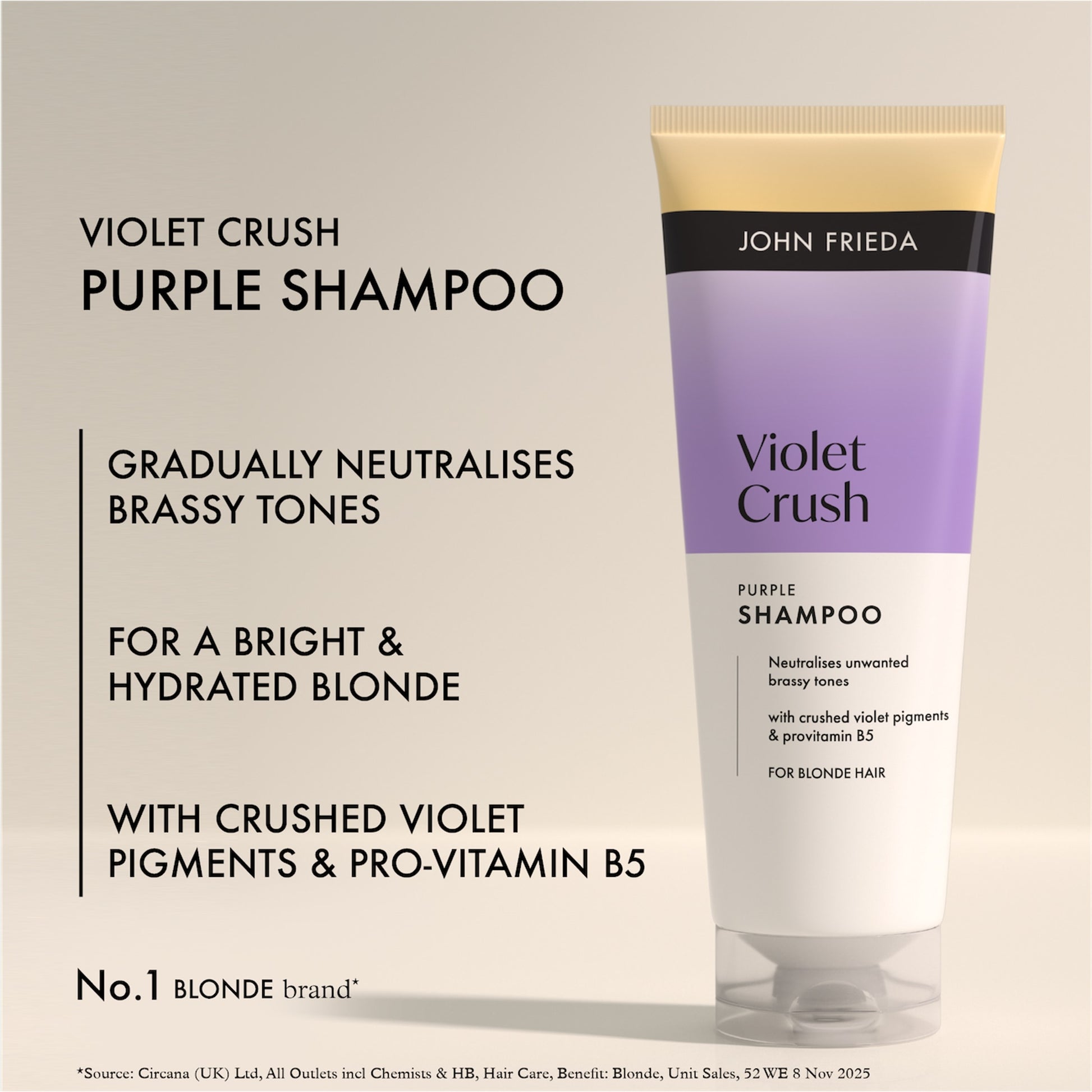 John Frieda Violet Crush Purple Shampoo 250ml — image 3