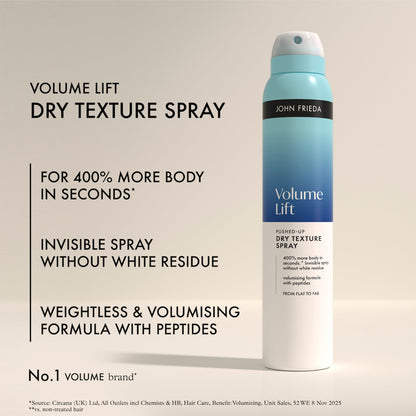 John Frieda Volume Lift Pushed-Up Dry Texture Spray 200ml — image 2