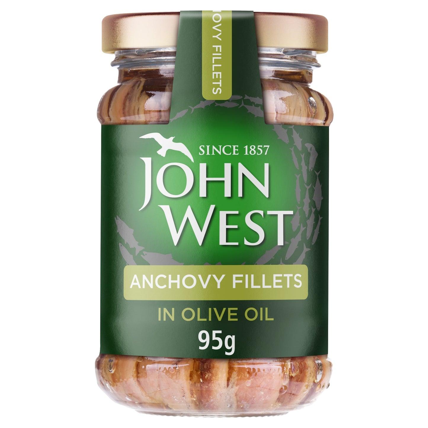 John West Anchovy Fillets In Olive Oil 95G — image 1