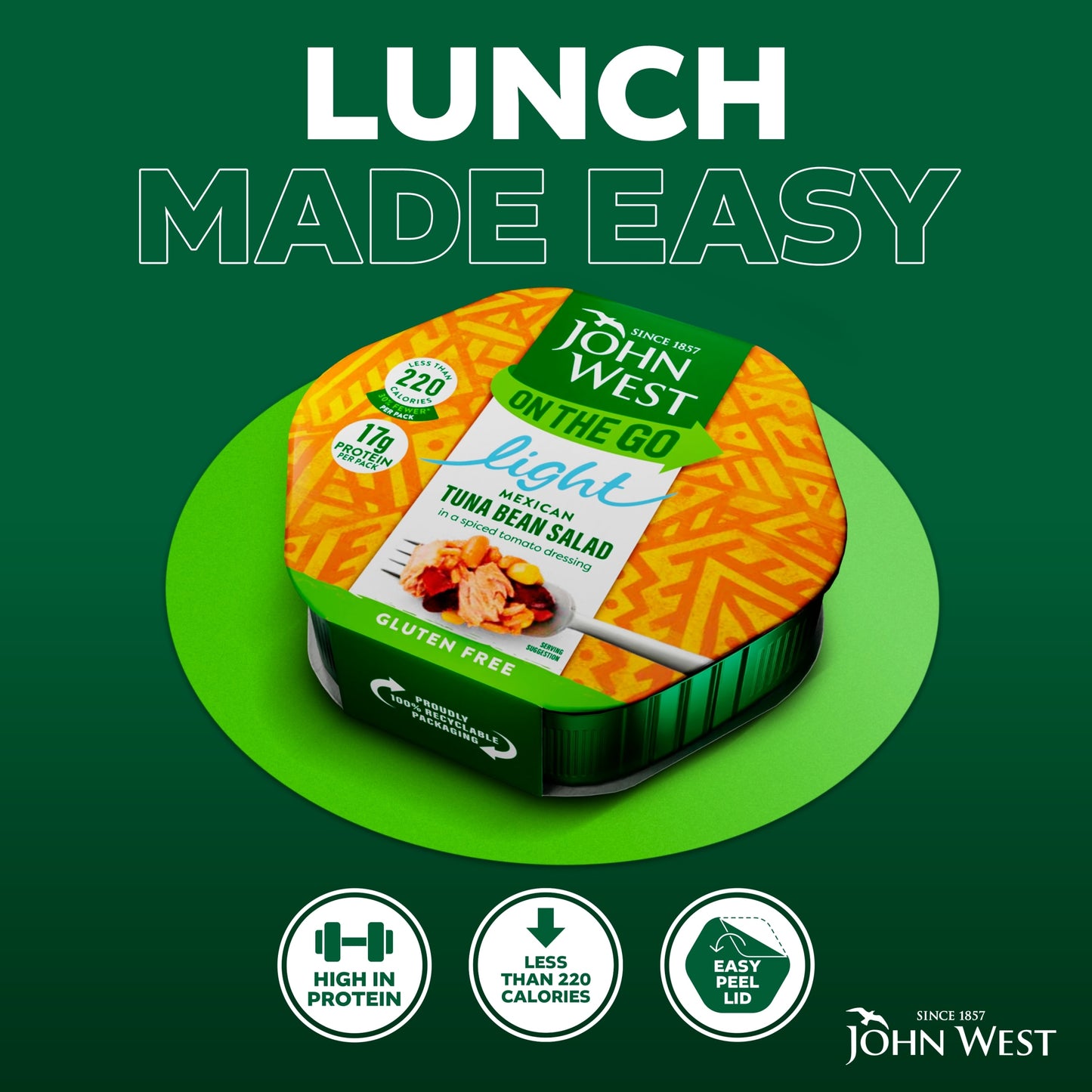 John West Light Lunch Mexican Style Tuna Salad 220G — image 2