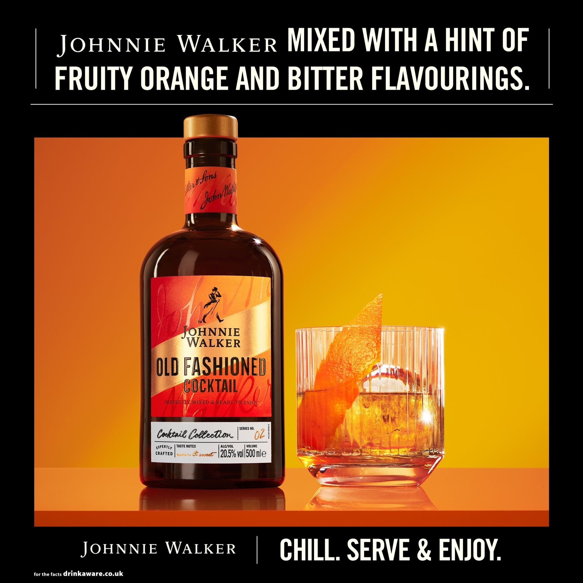 Johnnie Walker Old Fashioned Cocktail 500ml — image 2