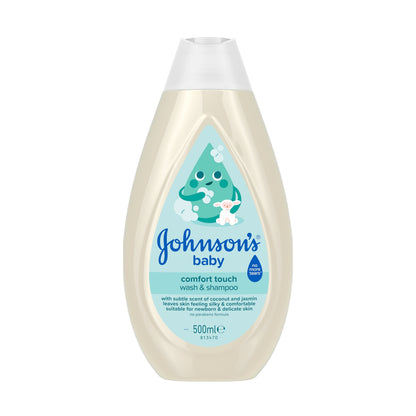 Johnson's Baby Comfort Touch Wash & Shampoo 500ml — image 2