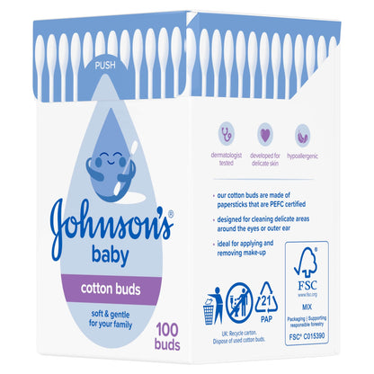 Johnson's Baby Cotton Buds 100 Pieces — image 5