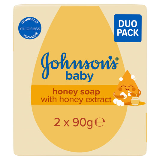 Johnson's Baby Honey Soap Duo Pack 2x90g — image 1