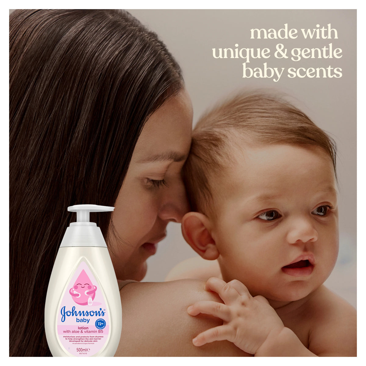 Johnson's Baby Lotion with Aloe & Vitamin B5 500Ml — image 3
