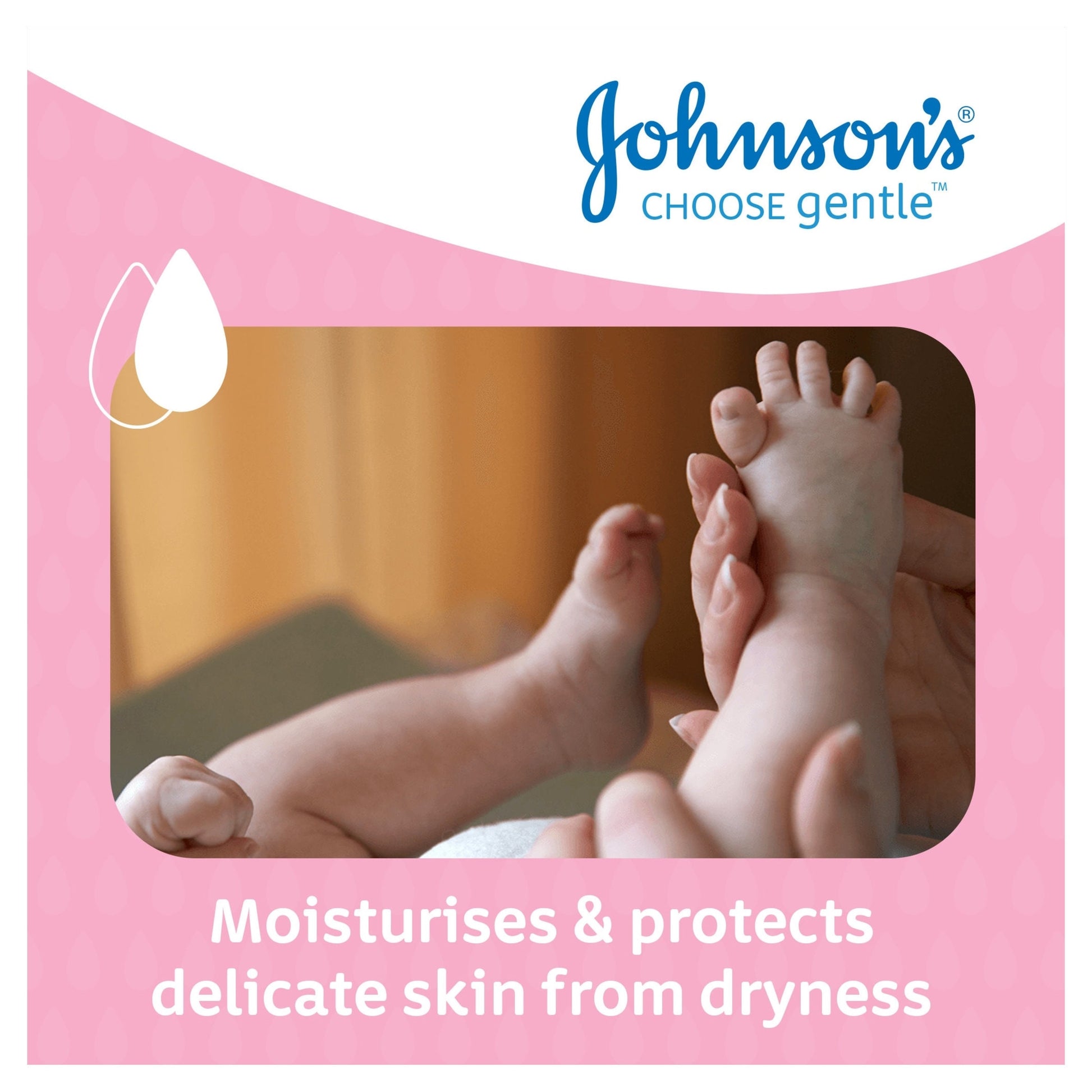 Johnson's Baby Oil 200 ml Moisturising Baby Oil to Protect Delicate Skin — image 2