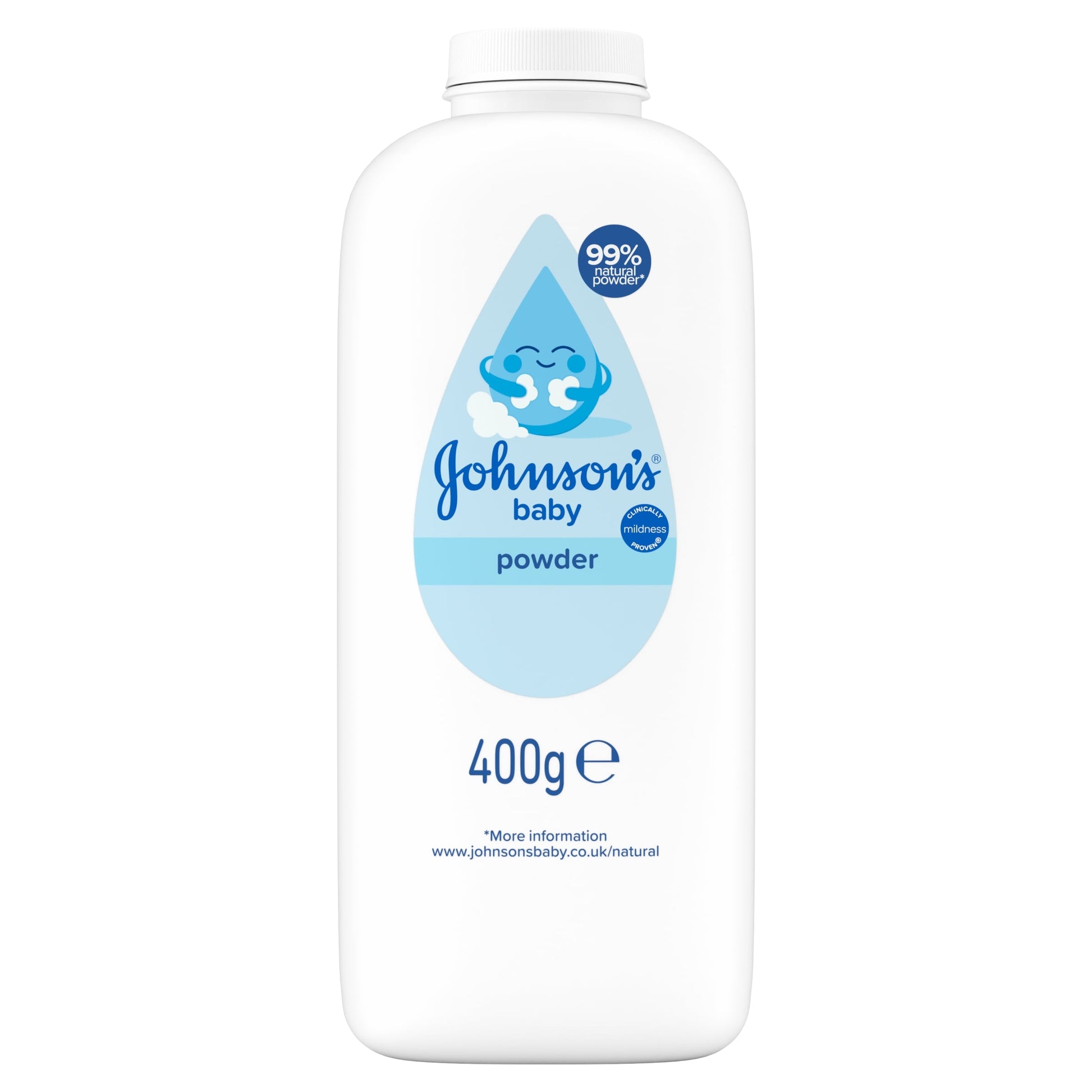 Johnson's Baby Powder Natural Cornstarch 400g — image 1