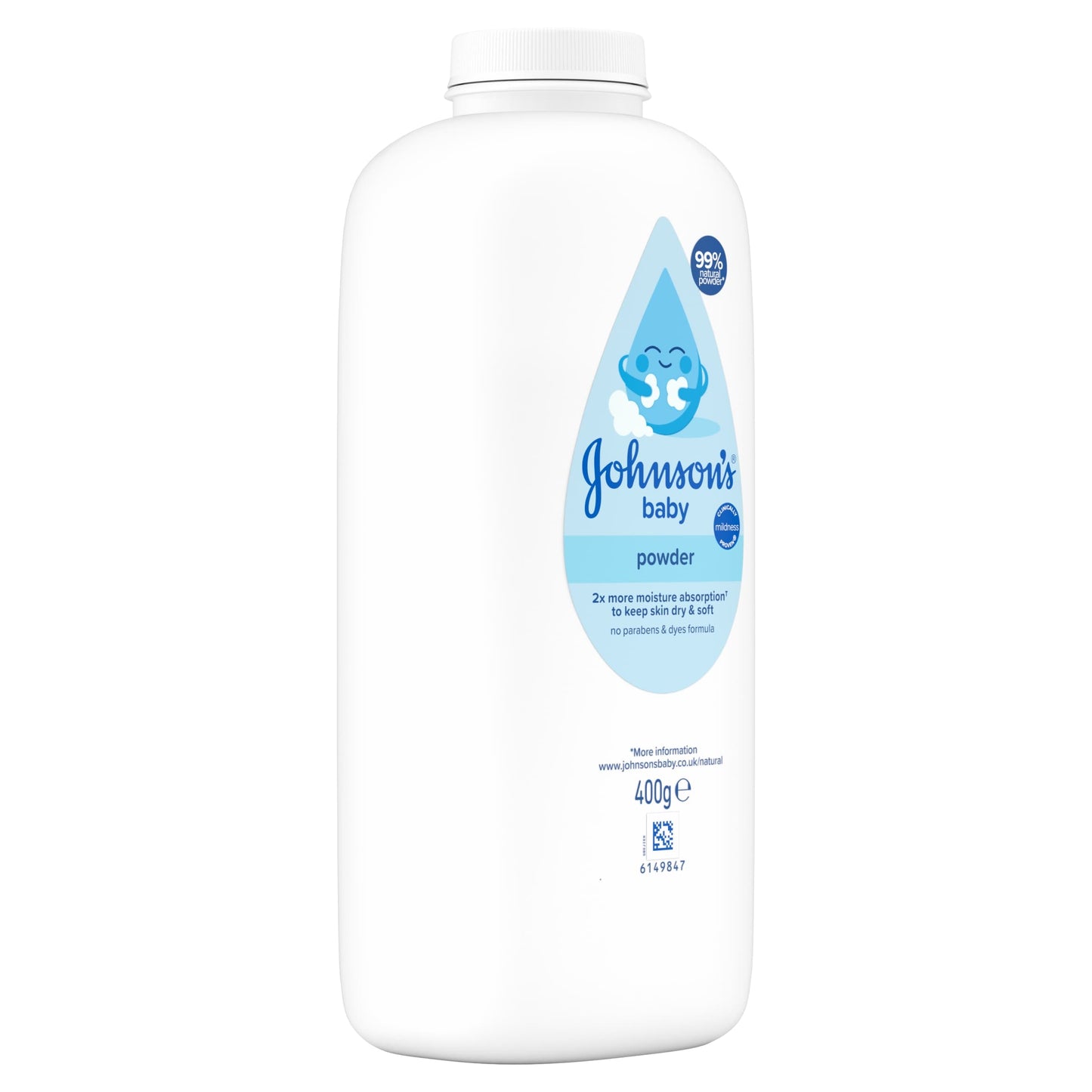 Johnson's Baby Powder Natural Cornstarch 400g — image 5