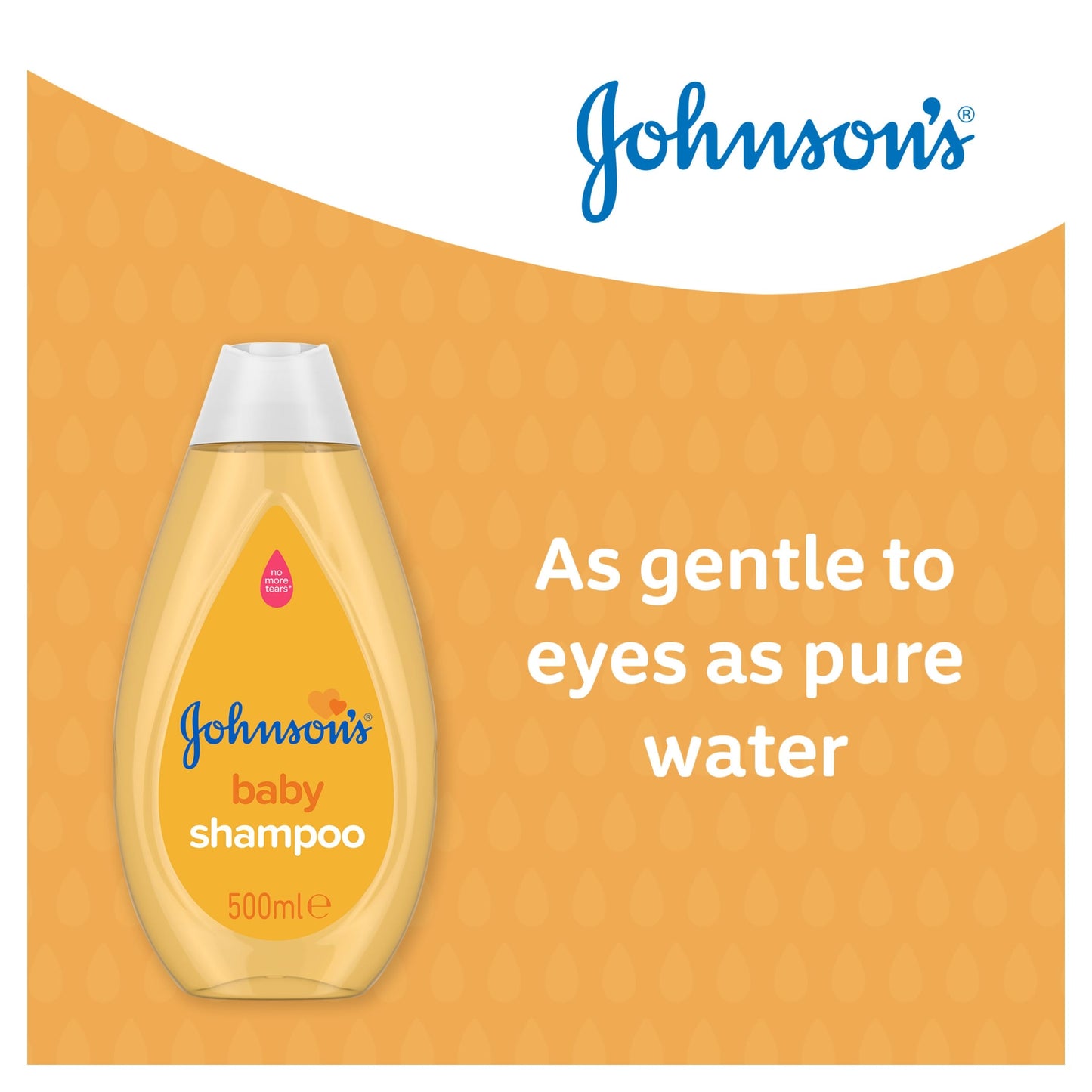 Johnson's Baby Shampoo Without Dyes Sulphates & Soap 500 ml — image 2
