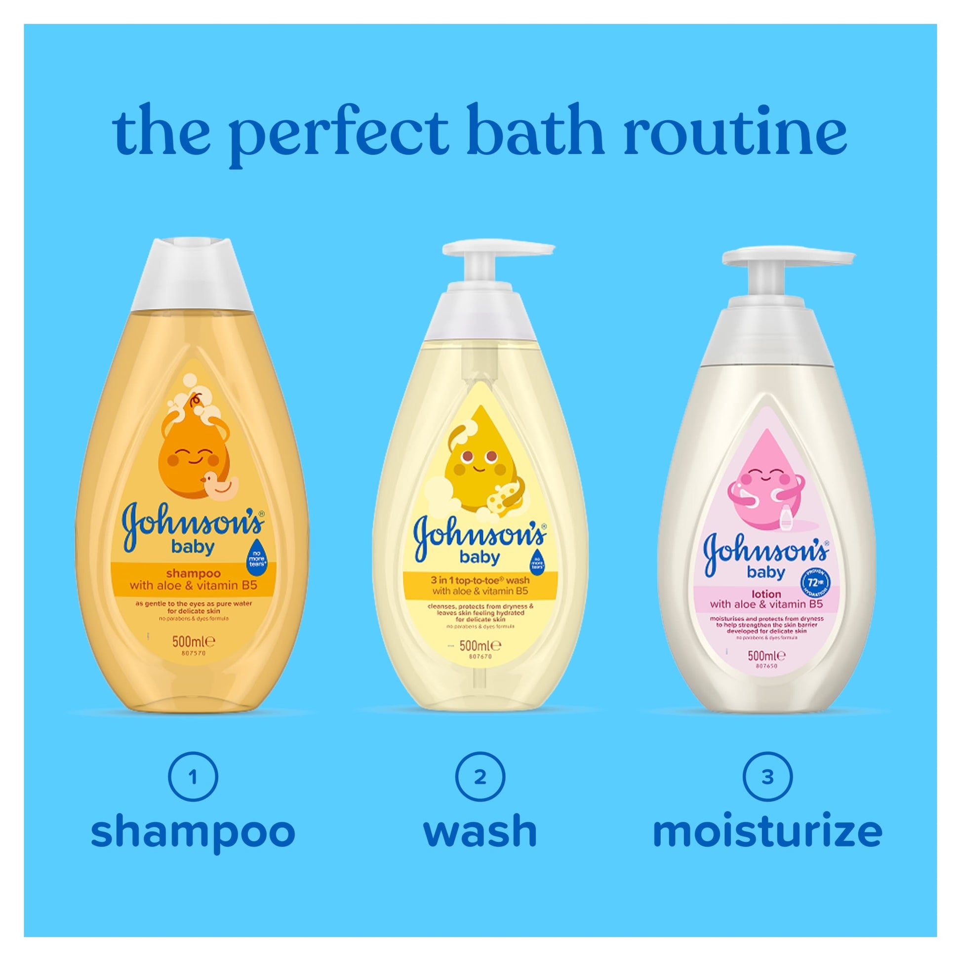 Johnson's Top-To-Toe Wash 500ml — image 4