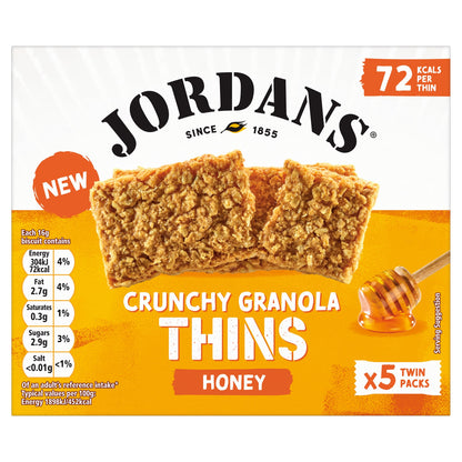 Jordans Crunchy Granola Thins Honey 5 x 32g — image 1
