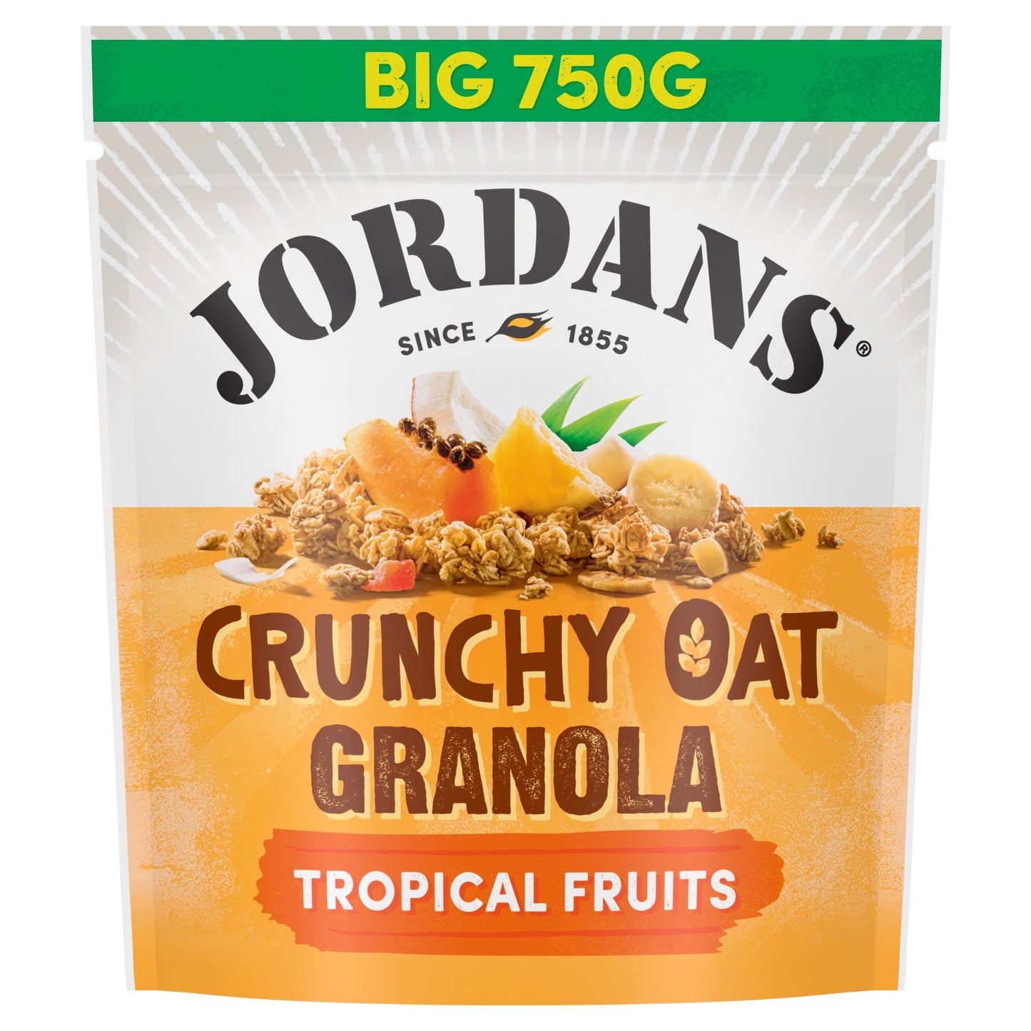 Jordans Crunchy Oat Granola - Tropical Fruits 750g — image 1