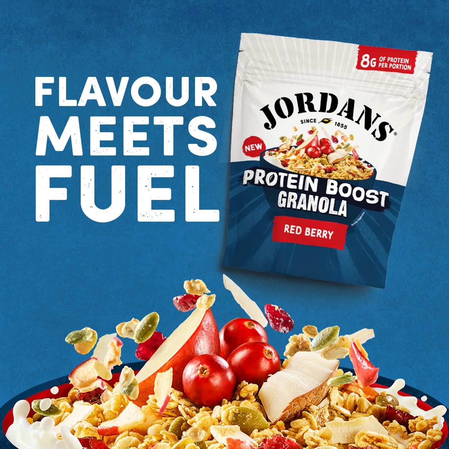 Jordans Protein Granola Red Berry 400g — image 3