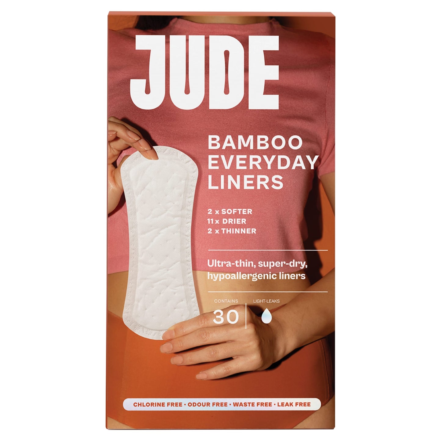 JUDE BAMBOO EVERYDAY LINERS 30 PIECES — image 1