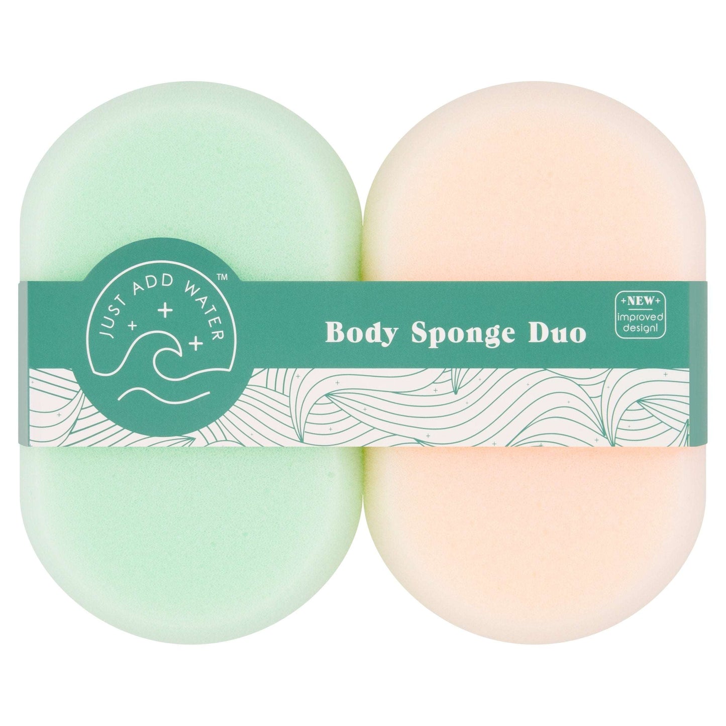 Just Add Water Body Sponge Duo — image 1